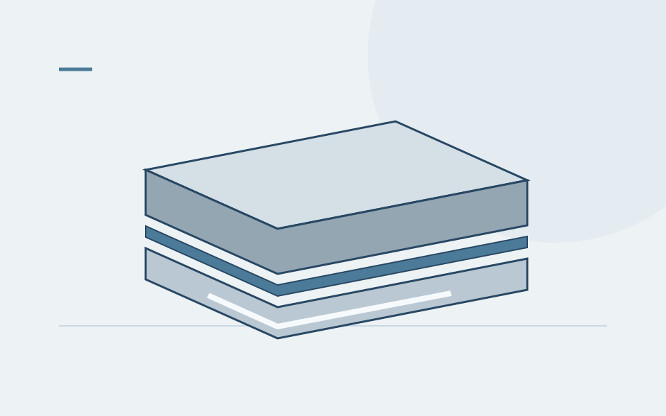 Exploded target, bond layer and cooled backing plate cross-section