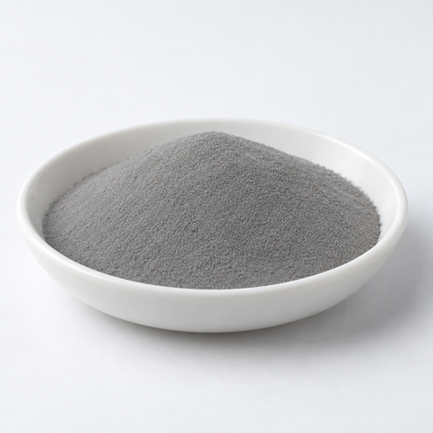 Representative image of 2014 Aluminum Alloy Spherical Powder: fine gray 2014 aluminum alloy powder in a white dish