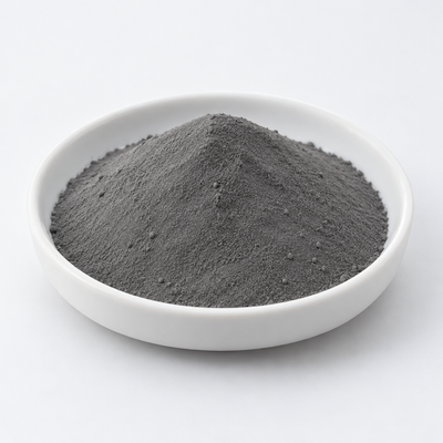 Representative image of 2219 Aluminum Alloy Spherical Powder: fine dark silvery gray 2219 aluminum alloy powder in a white dish
