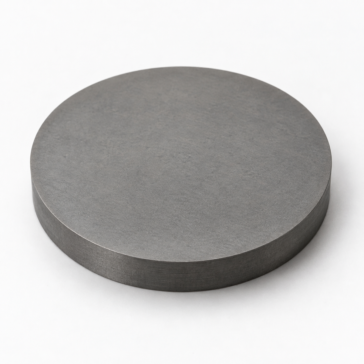 Representative image of Vanadium Carbide (VC) Sputtering Target: gray circular target disc