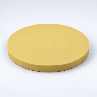 Representative image of Zinc Selenide (ZnSe) Sputtering Target: matte pale golden-yellow circular ceramic target