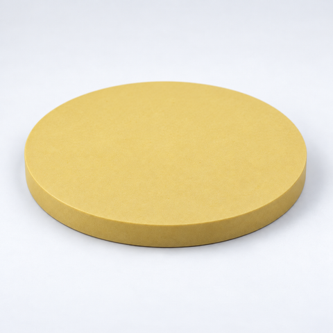 Representative image of Zinc Selenide (ZnSe) Sputtering Target: matte pale golden-yellow circular ceramic target