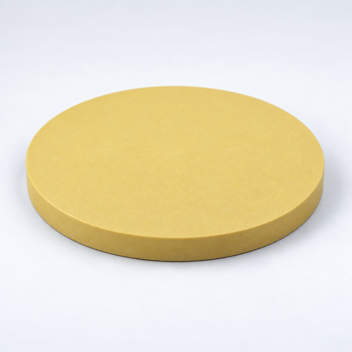 Representative image of Zinc Selenide (ZnSe) Sputtering Target: matte pale golden-yellow circular ceramic target