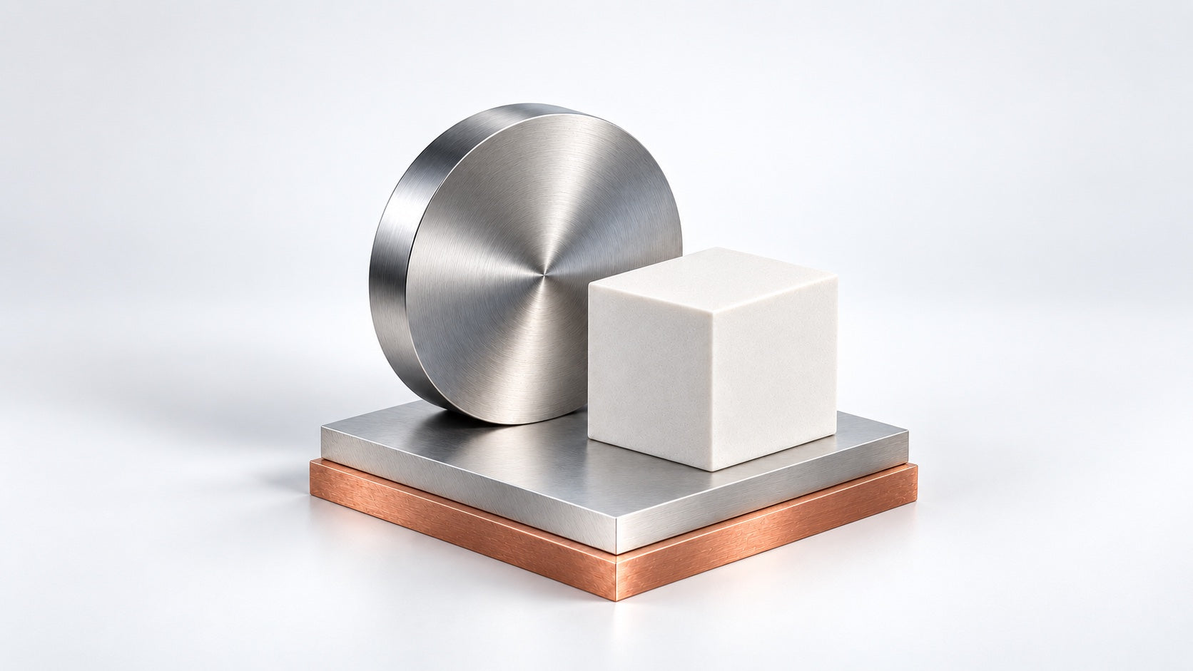 Representative custom metal and ceramic material forms