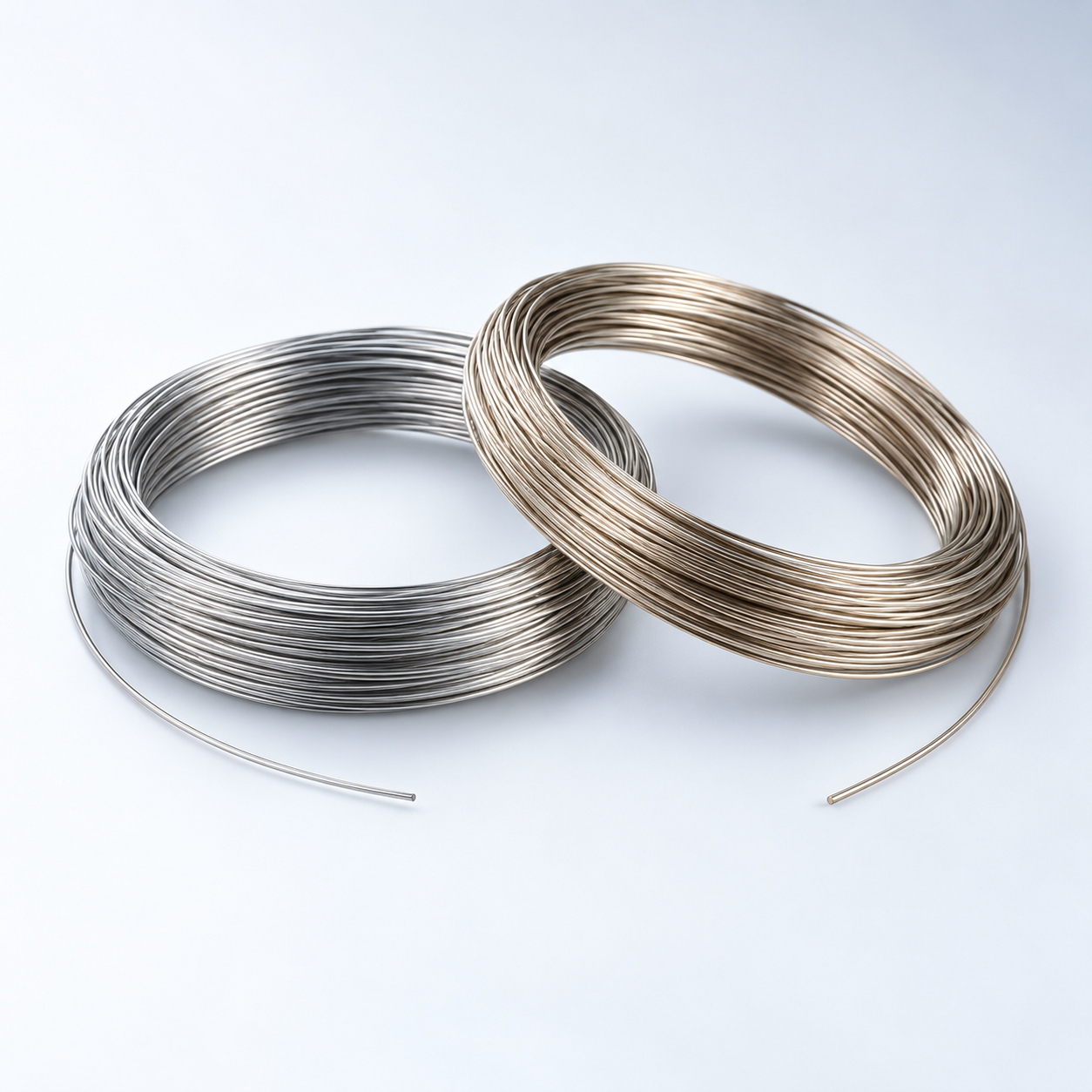 Representative bare thermocouple wire pair